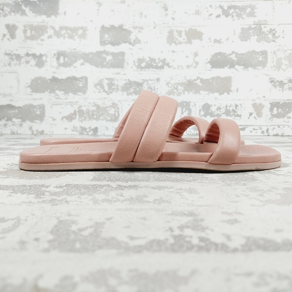 New Dolce Vita Adore Blush Rose Leather Sandals W958 - Picture 5 of 13